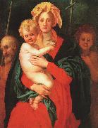 Jacopo Pontormo Madonna Child with St.Joseph and St.John the Baptist oil painting